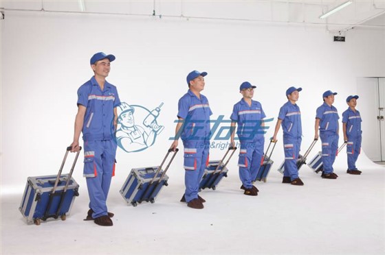 左右手安裝團隊形象照拍攝 左右手安裝團隊形象照拍攝