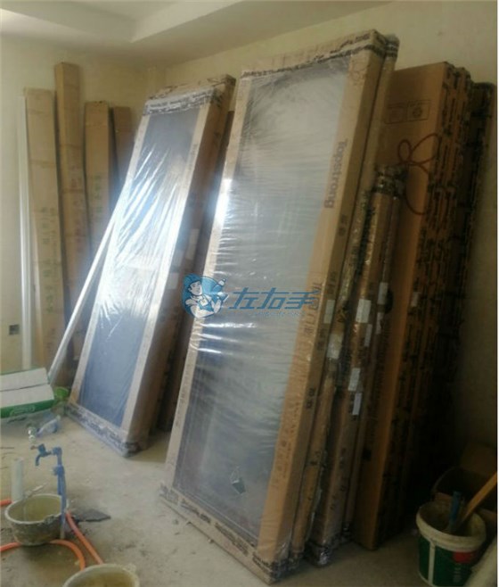 左右手湖北黃岡陽光窗、生態(tài)門、中空門安裝案例2