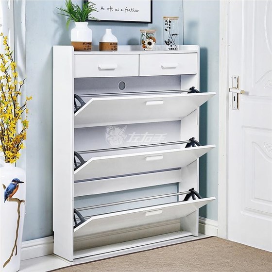 入戶門(mén)太窄做鞋柜圖片