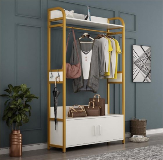 玄關(guān)處掛衣架好嗎，玄關(guān)處放晾衣架的效果