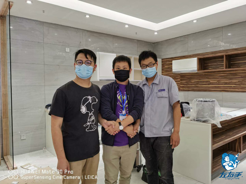 廣西左右手安裝案例|堅持左右手服務(wù)理念：服務(wù)一家，滿意一家！