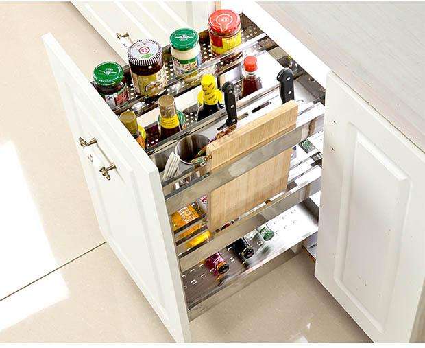 櫥柜調(diào)味拉籃安裝方法，很實(shí)用值得收藏