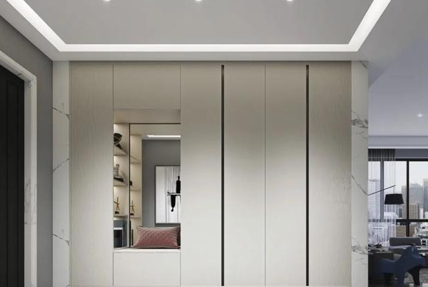 冷暖色系裝修風(fēng)格：門板 柜體 墻板一體化定制，打造同色系高級感家居