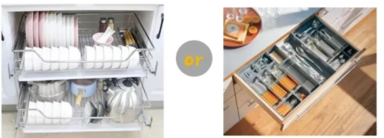 抽屜拉手滑道：櫥柜抽屜免費(fèi)定制，還需要拉籃嗎？