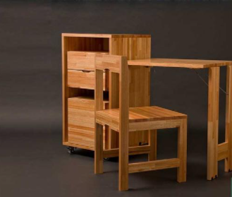 辦公桌隔斷屏風：設計的桌椅柜移動式辦公桌，體積小不占空間