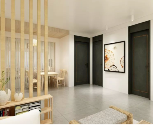 家裝新中式家具：傳統(tǒng)與現(xiàn)代的碰撞—現(xiàn)代簡(jiǎn)約新中式木門(mén)