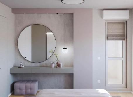 臥室梳妝臺效果圖：空間小沒關(guān)系，這些梳妝臺設(shè)計(jì)實(shí)用美觀占地少！