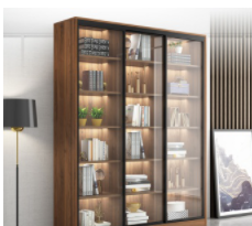 起居室效果圖設(shè)計(jì)，小客廳應(yīng)該買怎樣的展示柜？