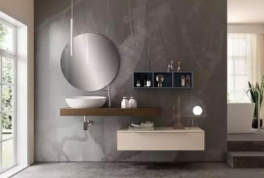 整體衛(wèi)生間設計：衛(wèi)生間浴室柜顏色材質選擇很重要 既要好看也要實用