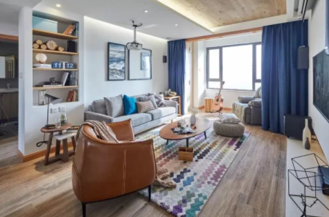 小戶型裝修設(shè)計(jì)：給自家小戶型，備上純色的窗簾吧