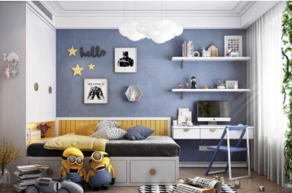 兒童房間裝修設(shè)計(jì)：兒童房裝修設(shè)計(jì)要點(diǎn)有哪些？?jī)和看昂熢趺催x？