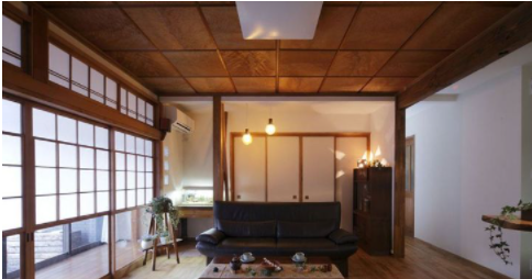 客廳家具裝修設(shè)計(jì)，日式客廳墻漆適合什么顏色？