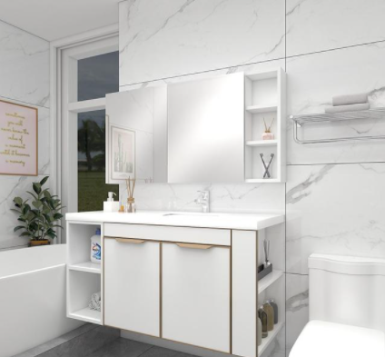 歐式實木浴室柜：浴室柜經(jīng)常換？這種浴室柜耐用又好看