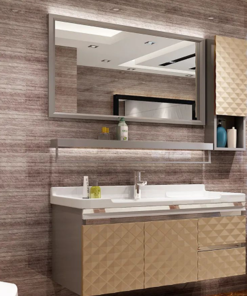 品衛(wèi)不銹鋼浴室柜，輕奢又實用不銹鋼浴室柜