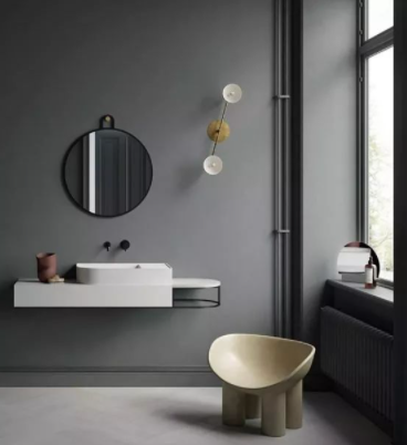 大戶型家裝設(shè)計：傳統(tǒng)浴室柜已經(jīng)不流行，簡潔時尚的衛(wèi)生間浴室柜!