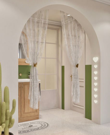 pvc浴室柜廠家：干濕二分離，浴室柜做轉(zhuǎn)角設(shè)計(jì)擴(kuò)容2倍