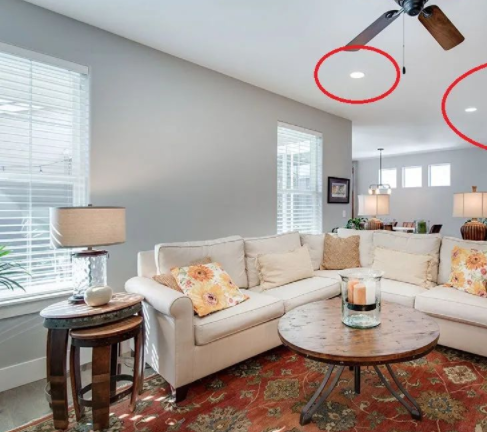 客廳裝修圖片：客廳裝修怎么選擇燈具，裝射燈還是筒燈？