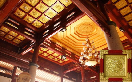 低調的古典奢華—古建彩繪吊頂