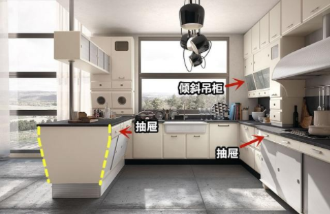 廚房墻磚改造：廚房你們會(huì)這樣定制地柜嗎？
