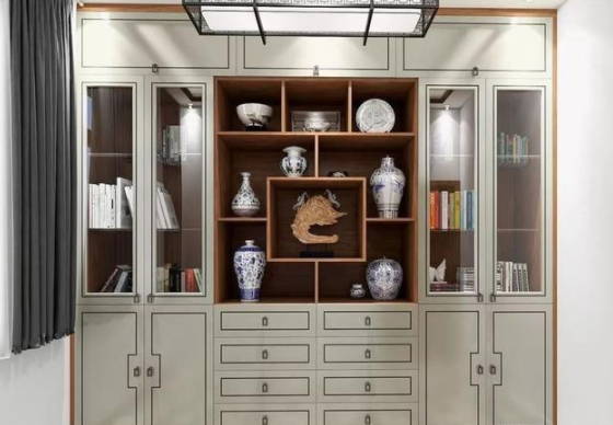 書(shū)柜設(shè)計(jì)圖，是裝高級(jí)還是真低調(diào)？