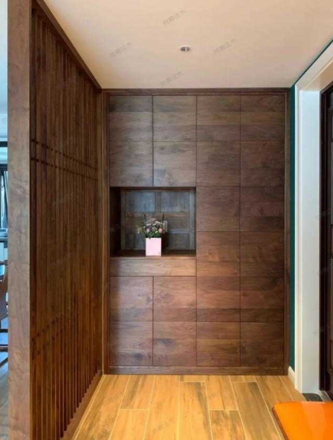 鄭州小戶型中式裝修，直入式戶型如何設(shè)計(jì)玄關(guān)？