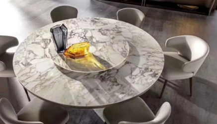 大理石臺面翻新：天然大理石家具，白色永遠都是主色調(diào)。