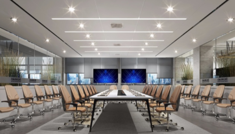 中型精品辦公室裝修，辦公室裝修中燈光如何設(shè)計(jì)？