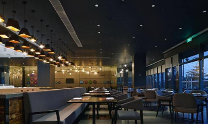 餐廳裝修效果圖：西餐廳裝修效果如何布局適合的桌椅呢？