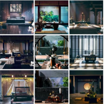 玄關(guān)設(shè)計效果圖：自然雅致意境遠(yuǎn)，新中式玄關(guān)的美你學(xué)到多少？