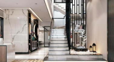 上海別墅裝修裝飾：復(fù)式新中式大別墅，清雋秀美惹人愛，詩情畫意顯底蘊