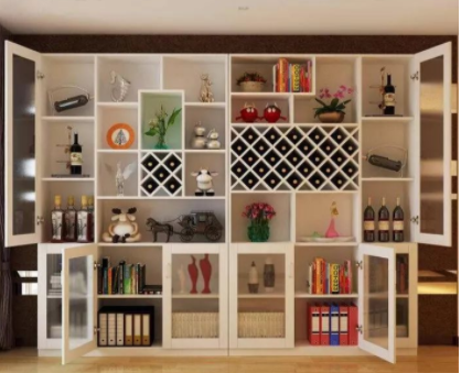 客廳裝飾效果圖，客廳裝飾柜怎么進行選購？