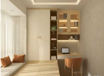 小戶型家裝設(shè)計，小戶型書房怎么做收納？