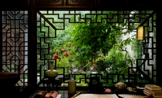 書房家具設(shè)計(jì)效果圖：中國傳統(tǒng)家具——“書格”北方稱書柜，南方稱書櫥