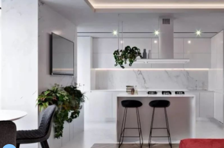 整體櫥柜臺面寬度：櫥柜臺面選大理石嗎？尺寸多少合適？