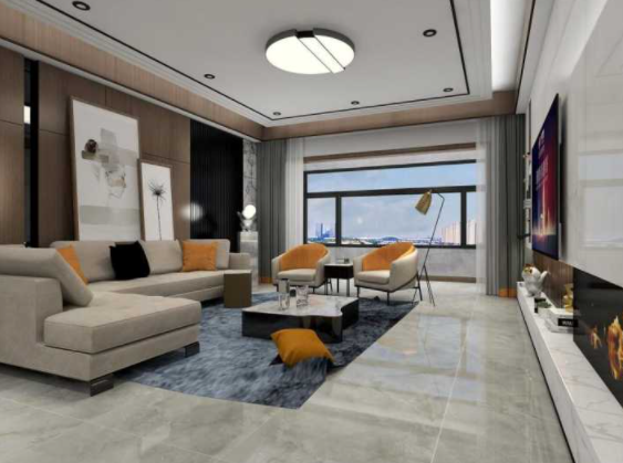 【地磚種類價格】淺灰色地磚應(yīng)如何搭配客廳家具？