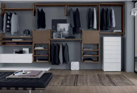 【整體實木衣柜】敞開式的衣柜有什么特點？敞開式衣柜優(yōu)缺點有哪些？