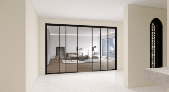 【北京家庭裝修效果圖】家居裝修應(yīng)該怎么挑選合適的全景門(mén)